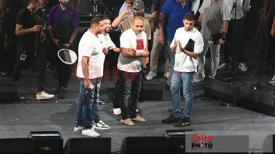 مؤمن زكريا وإمام عاشور وفتوح يشاركون في احتفالات ترشح السيسي للانتخابات بالكوربة| بث مباشر