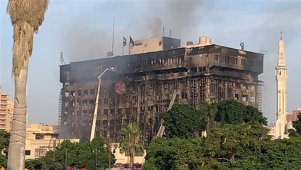 حريق مديرية أمن الإسماعيلية