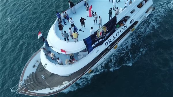 مسيرة باليخوت دعما