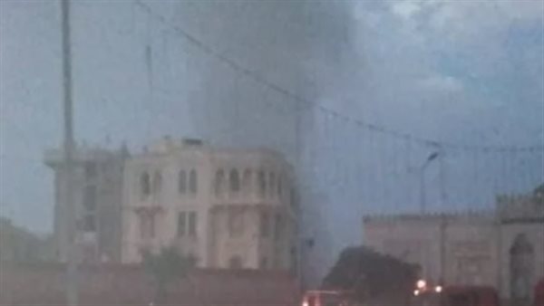 حريق في سوق السيدة