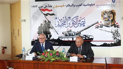 وزير الخارجية: ذكرى نصر أكتوبر تسترجع كل معاني الكرامة والتضحية والإعجاز