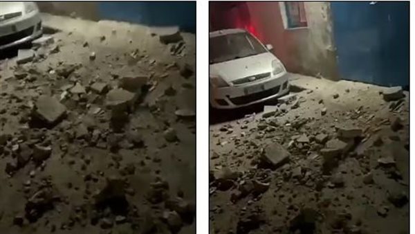 آثار الزلزال