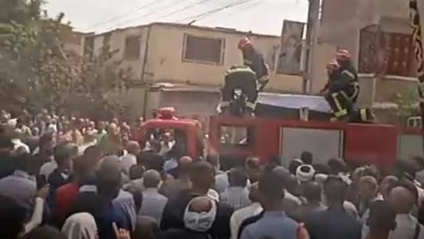 جنازة شهيد حريق مديرية