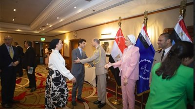 مكتب الدفاع المصري في لندن يحتفل باليوبيل الذهبي لانتصارات أكتوبر المجيدة