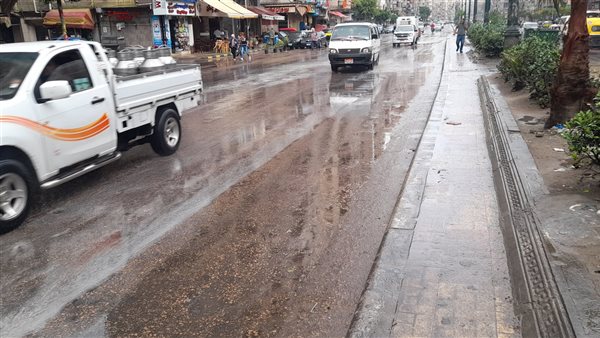 سقوط أمطار في الإسكندرية