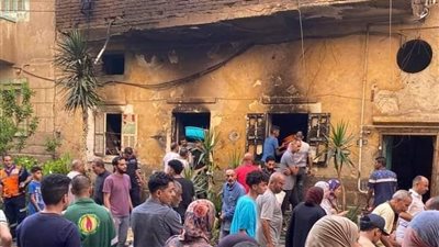 مصرع أم وطفلها في حريق منزل بالإسماعيلية