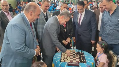 محافظ الغربية يفتتح أول بطولة على مستوى الجمهورية لشطرنج المدارس