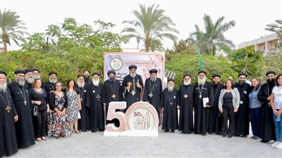 البابا تواضروس يشهد الاحتفال باليوبيل الذهبي لكنيسة العذراء بالإسكندرية