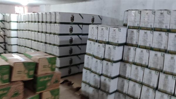 جانب من المضبوطات