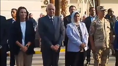 محافظ الجيزة يتابع سير العملية التعليمية بمدرسة السعيدية | بث مباشر 