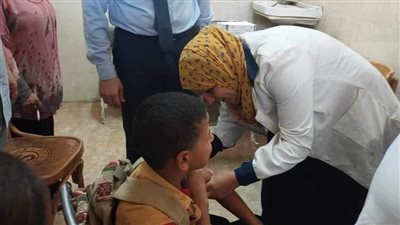 تطعيم 770 ألف طالب ضد الالتهاب السحائي على مستوى مدارس المنيا