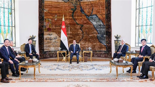 السيسي يستقبل رئيس