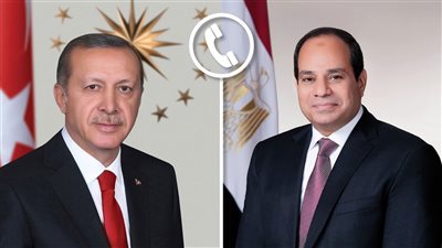 السيسي وأردوغان يتوافقان على حث الجانبين الفلسطيني والإسرائيلي على الوقف الفوري للعنف