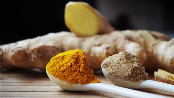 الزنجبيل بالكركم