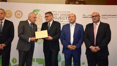 جهاز 6 أكتوبر يفوز بجائزة أفضل مشروع في مجال معالجة مياه الصرف الصحي