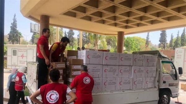 قافلة للهلال الأحمر