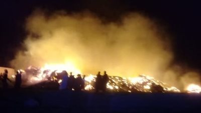 السيطرة على حريق داخل مزرعة خاصة بالكيلو 67 بطريق مصر إسكندرية | صور