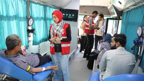 التبرع بالدم في المنيا