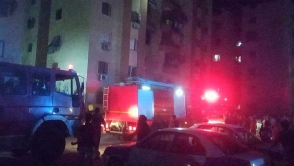 جانب من الحريق