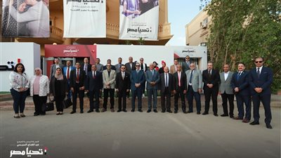 نقابة المهن الزراعية تزور حملة المرشح الرئاسي عبد الفتاح السيسي