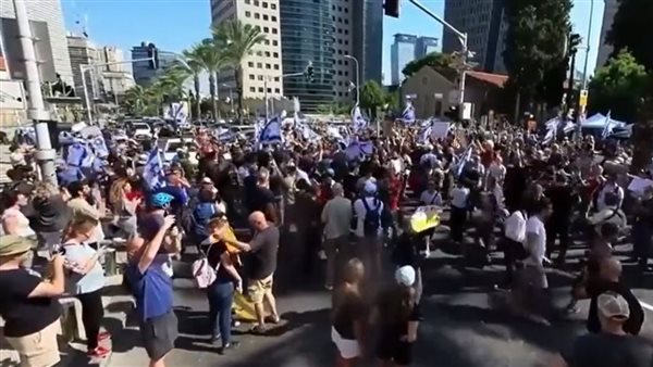 مظاهرات تل أبيب