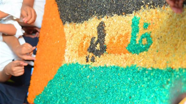 حنة عروسة بعلم فلسطين