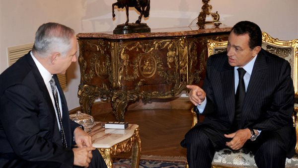 مبارك ونتنياهو 