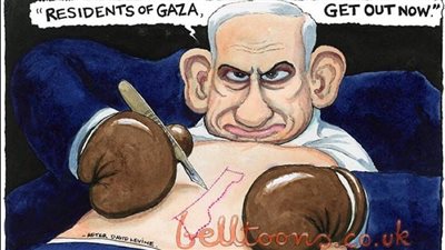 بسبب رسمة نتنياهو.. تفاصيل طرد الجارديان رسام كاريكاتير بعد 40 عاما من الخدمة 