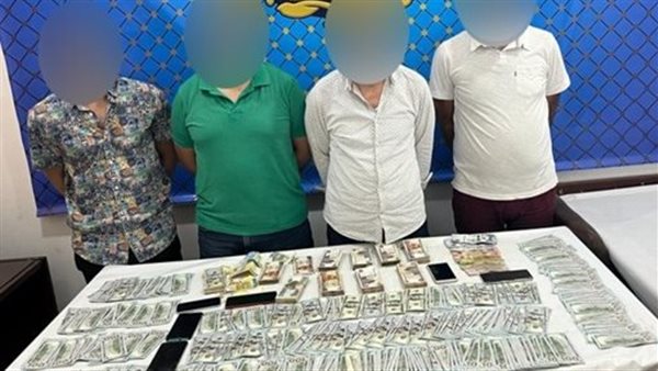 المتهمين والمضبوطات