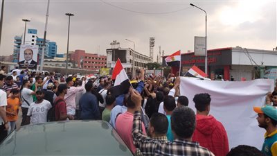 مسيرة بشبرا الخيمة للتنديد بالاحتلال الإسرائيلي ضد أهالي غزة