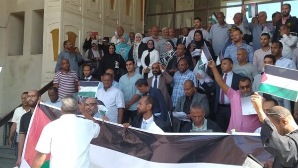 وقفة للتعاطف مع غزة