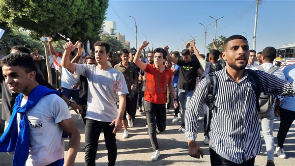 مظاهرات محافظة المنيا