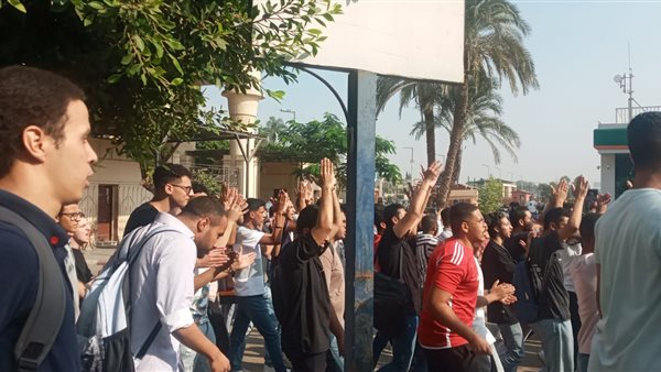 جانب من مظاهرات الطلاب