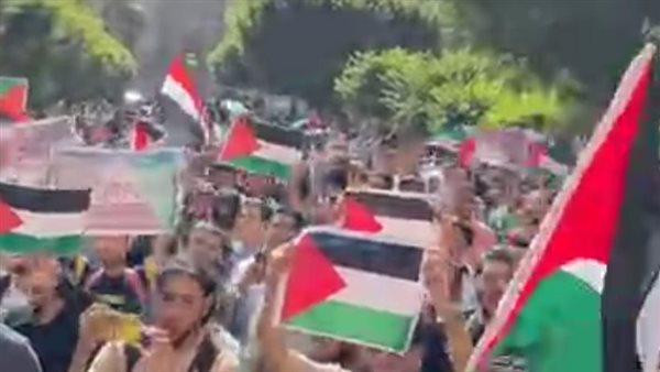 وقفة احتجاجية لطلاب