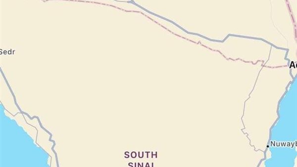 اختفاء منطقة سيناء