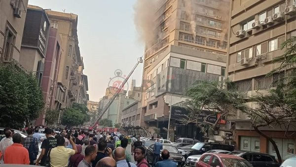 حريق شقة بوسط البلد