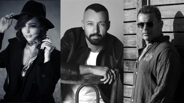 عمرو دياب وأحمد فهمي