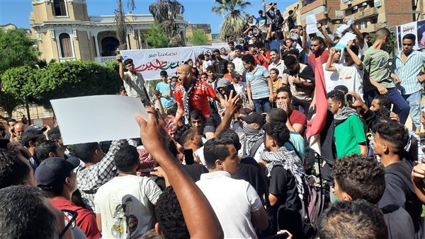 مظاهرات محافظة المنيا