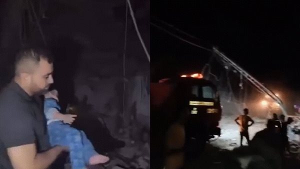 القصف الإسرائيلي