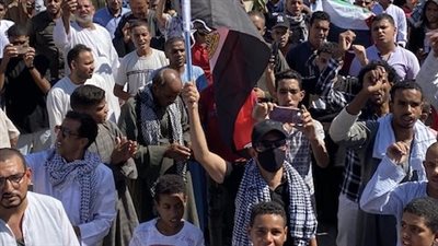 البلد كلها في الميدان.. أهالي الأقصر يدعمون الشعب الفلسطيني بتظاهرات حاشدة
