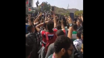 فلسطين عربية.. طلاب الأزهر ينظمون وقفة تضامنية مع الشعب الفلسطيني ويؤدون صلاة الغائب