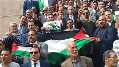 مئات المحامين بالمحافظات يشاركون في مظاهرات دعما للشعب الفلسطيني | بث مباشر