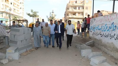 محافظ المنوفية: رصف 7 شوارع في الشهداء بتكلفة 15 مليون جنيه