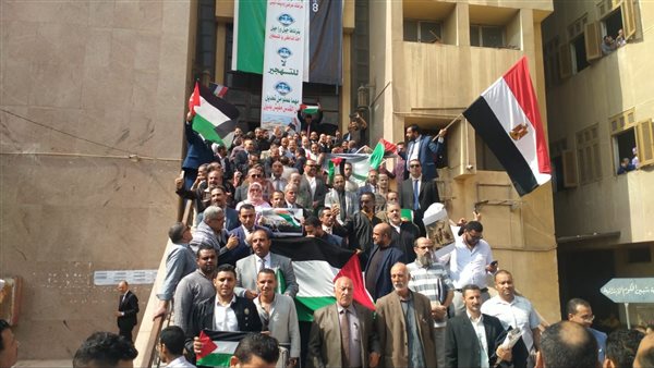 وقفة لنقابة المحامين