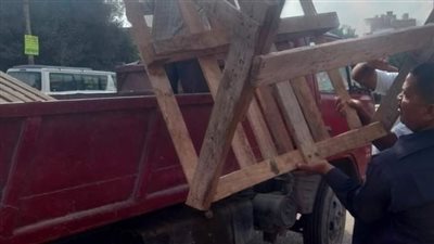 رفع 956 حالة إشغال طريق في 4 مراكز بالبحيرة