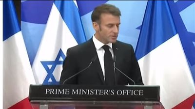 ماكرون: ندعم إسرائيل بشكل كامل.. ويجب القضاء على حماس من أجل حماية الحضارة