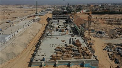 النقل ترصد آخر أعمال تنفيذ محطة حدائق الأشجار بالخط الرابع لمترو الأنفاق | صور