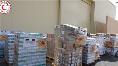 الهلال الأحمر: وصول طائرتي مساعدات إنسانية من المغرب لدعم غزة