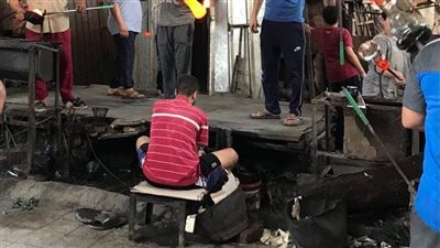 لجنة من وزارة الصناعة تزور سرس الليان بالمنوفية لبحث معوقات الصناعات الحرفية اليدوية 