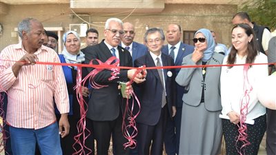 مدير تعليم القاهرة وسفير اليابان يتابعان افتتاح تجديد مدرسة التربية الفكرية بالمنيل| صور 